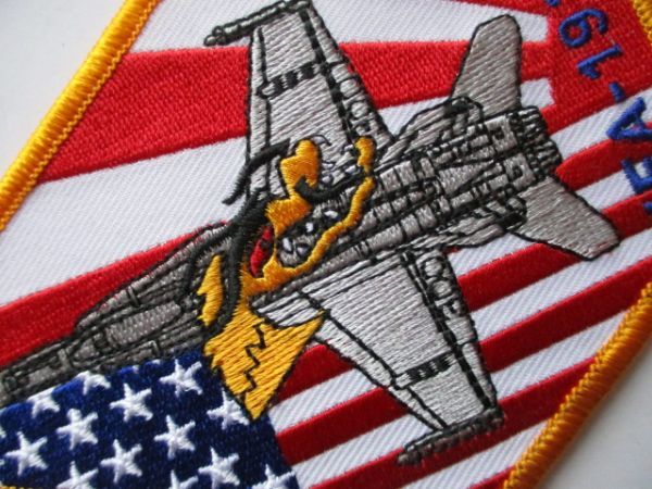 【送料無料】アメリカ海軍VFA192パッチ刺繍ワッペン/第192戦闘攻撃飛行隊NAVY金龍USN米軍NAVYミリタリー星条旗USA軍ゴールデンドラゴン M20_画像4