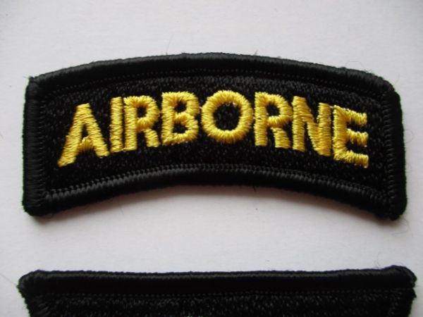 【送料無料・2枚セット】アメリカ陸軍 第101空挺師団AIRBORNEエアボーン刺繍ワッペン/AパッチU.S. ArmyイーグルスUnited States米軍 M24_画像3