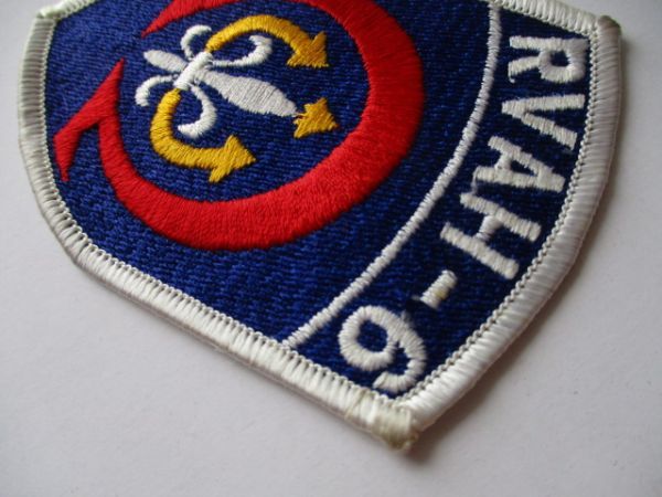 送料無料 アメリカ海軍RVAH6 米海軍 偵察攻撃戦隊 刺繍ワッペン 送料無料 アメリカ海軍RVAH6 米海軍 偵察攻撃戦隊 刺繍ワッペン