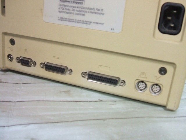【ジャンク品】Macintosh Plus M0001A Apple_画像6
