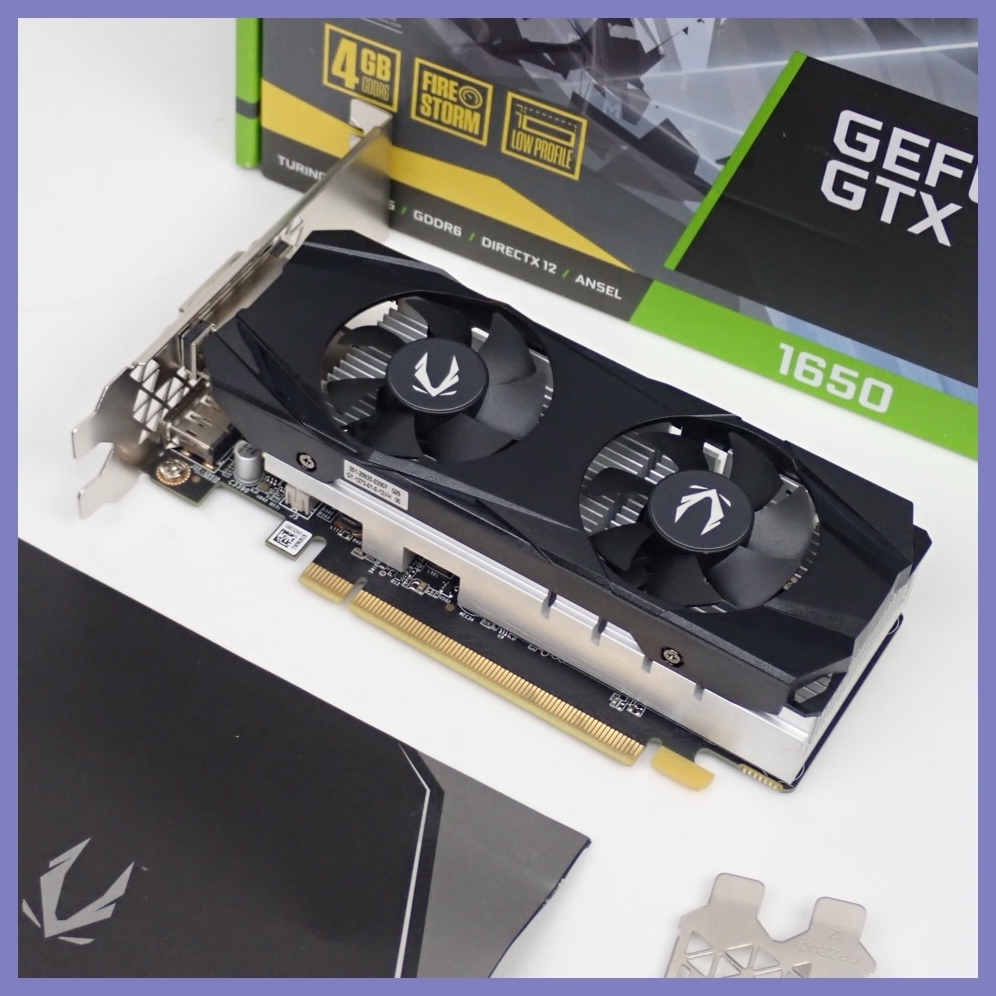 ☆未使用 ZOTAC/ゾタック GAMING GeForce GTX 1650 LP GDDR6