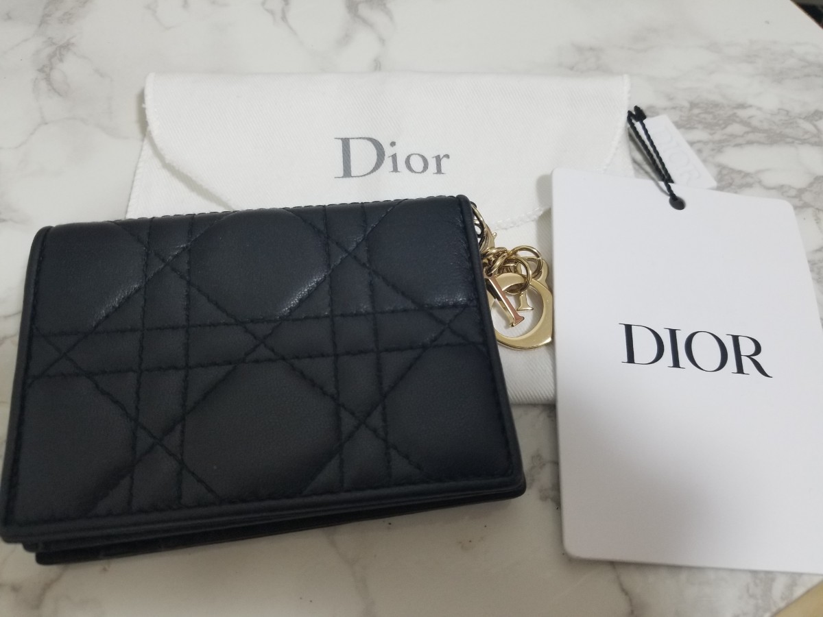 Dior カードケース カナージュ ラムスキン お値下げ中 レディース