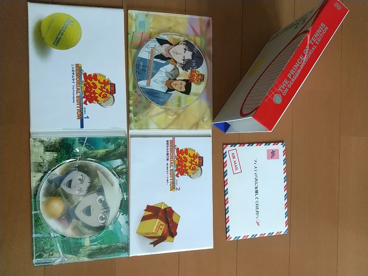 DVD1枚のみアニメ テニスの王子様、DVD オンスクリーン メモリアルエディション カタログ、写真手紙等