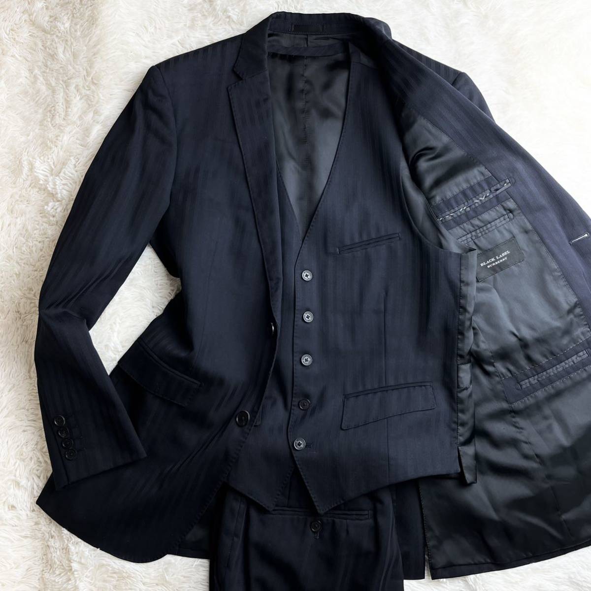 希少L! バーバリーブラックレーベル BURBERRY BLACK LABEL