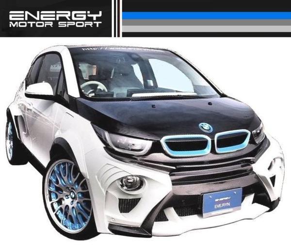 【M's】 BMW i3 エアロ 4点 FRP＋カーボン ENERGY MOTOR SPORT_画像1