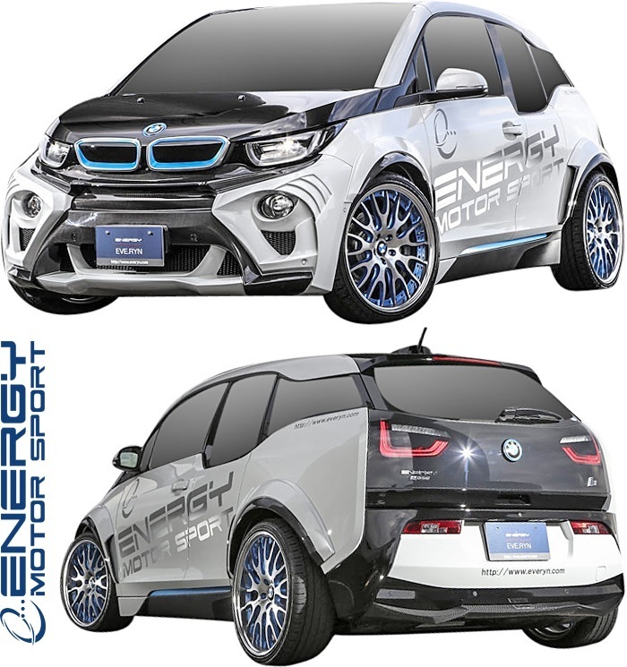 【M's】BMW i3 (2014y-) ENERGY MOTOR SPORT カーボンED EVOi3 フルキット 3点 ／ CARBON+FRP エナジーモータースポーツ エアロパーツ I01_画像2