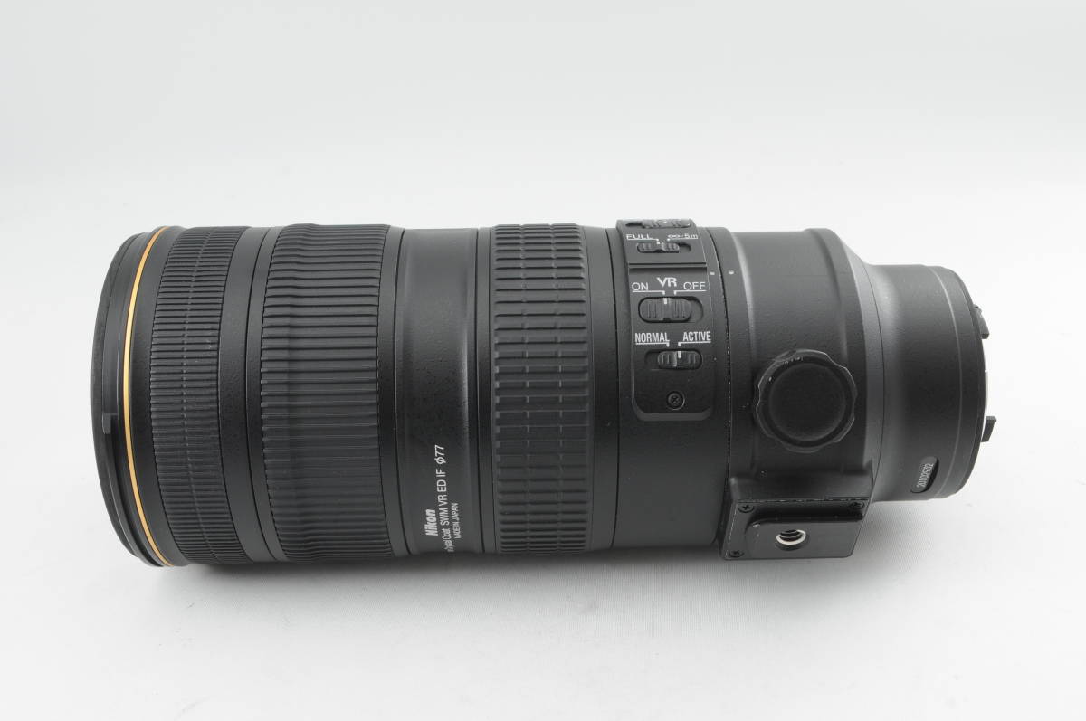 ★超美品★ Nikon ニコン AF-S VR NIKKOR 70-200mm F2.8G ED VR Ⅱ 付属品付 ★清潔感溢れる綺麗な外観! 光学系カビ・クモリなし! 完動品!_画像3