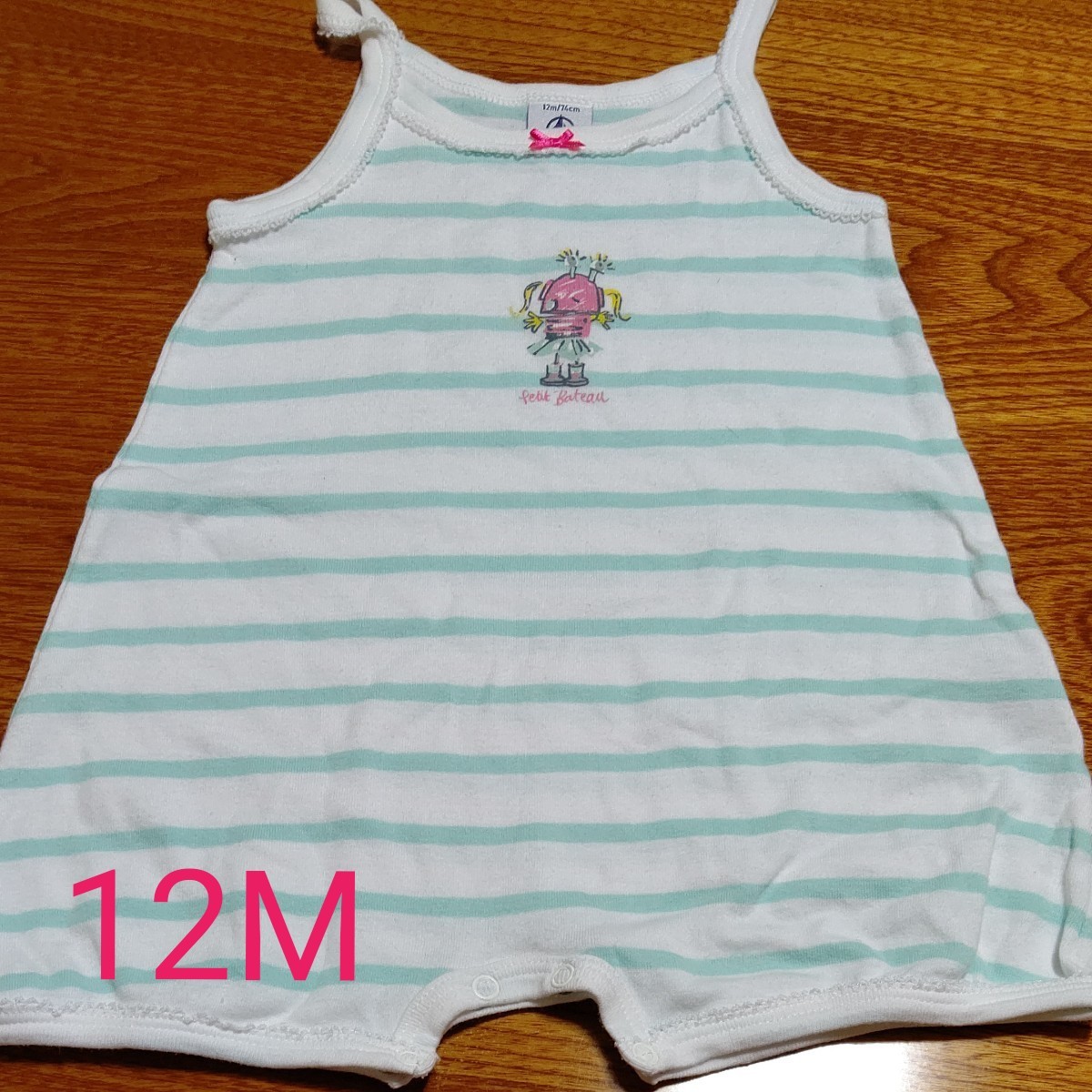 プチバトー PETIT BATEAU ロンパース 12M 74cm