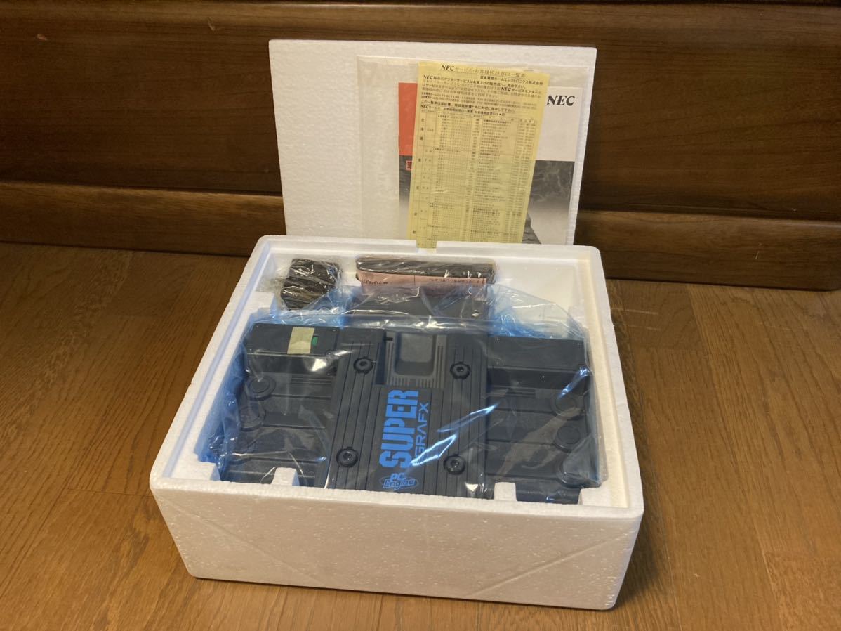 新品未使用 NEC PCエンジン スーパーグラフィックス 付属品全て有り