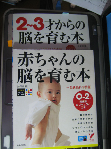 赤ちゃんの脳を育む本 2~3才からの脳を育む本 2冊セット 【注】使用感あり、芳香族の臭いあり_画像1