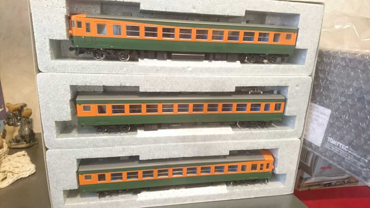 入手困難品 KATO 165系 急行電車 3両 基本セット モーターつき パーツ