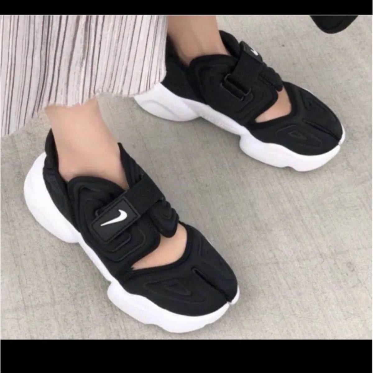 ナイキ NIKE アクアリフト 黒 ブラック スニーカー サンダル 足袋