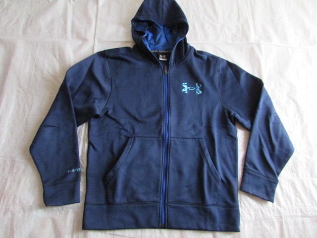  Under Armor hood Parker men's S size USED small .... great number f-ti- jacket I WILL UNDER ARMOUR MTR7977