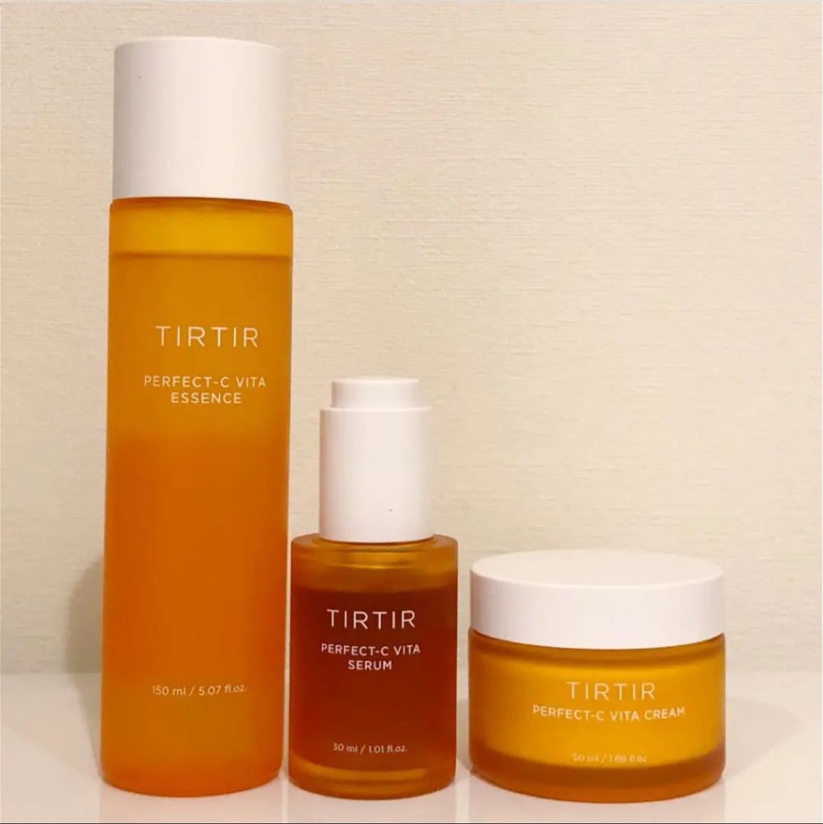 TIRTIR ティルティル パーフェクトシービタライン 化粧水 美容液 クリーム ティルティル 化粧水 クリーム トライアルセット 