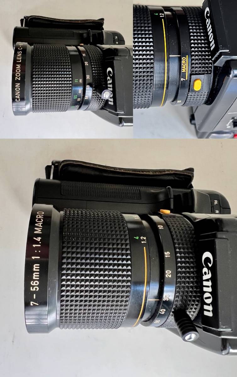 Canon 814XL-S ZOOM LENS 7-56mm 1:1.4 MACRO 付き 8mm フィルム カメラ (スーパー8) ジャンク_MACRO機能、ZOOM LENS 7-56mm 1:1.4 
