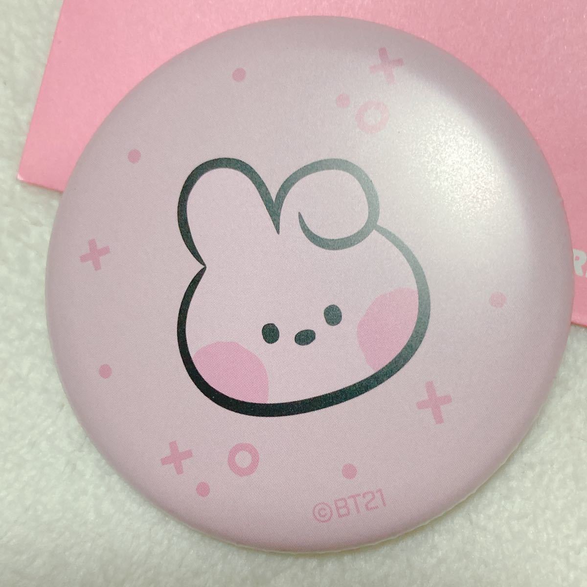 BT21 minini cooky 缶バッジ cafe限定