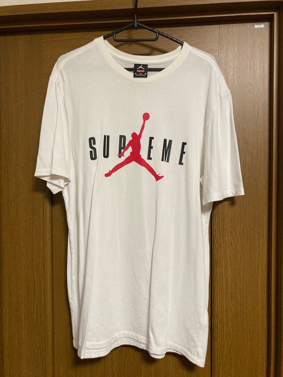 supreme Tシャツ JORDAN 正規品 Mサイズ 半袖Tシャツ WHITE Tee STUSSY