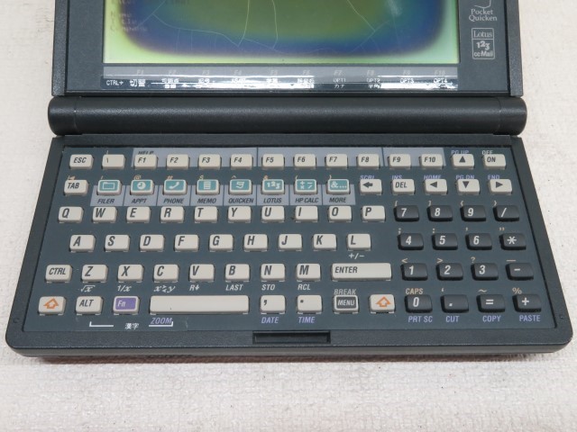 ★★HEWLETT PACKARD 200LX Palmtop PC ヒューレット・パッカード ミニPC アダプター付き ジャンク USED 53598★★！！_画像5