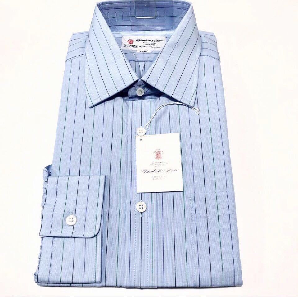 814【TURNBULL&ASSER】ターンブル＆アッサー　L 42-82　●CHOYA●ドレスシャツ●_商品は42-82です