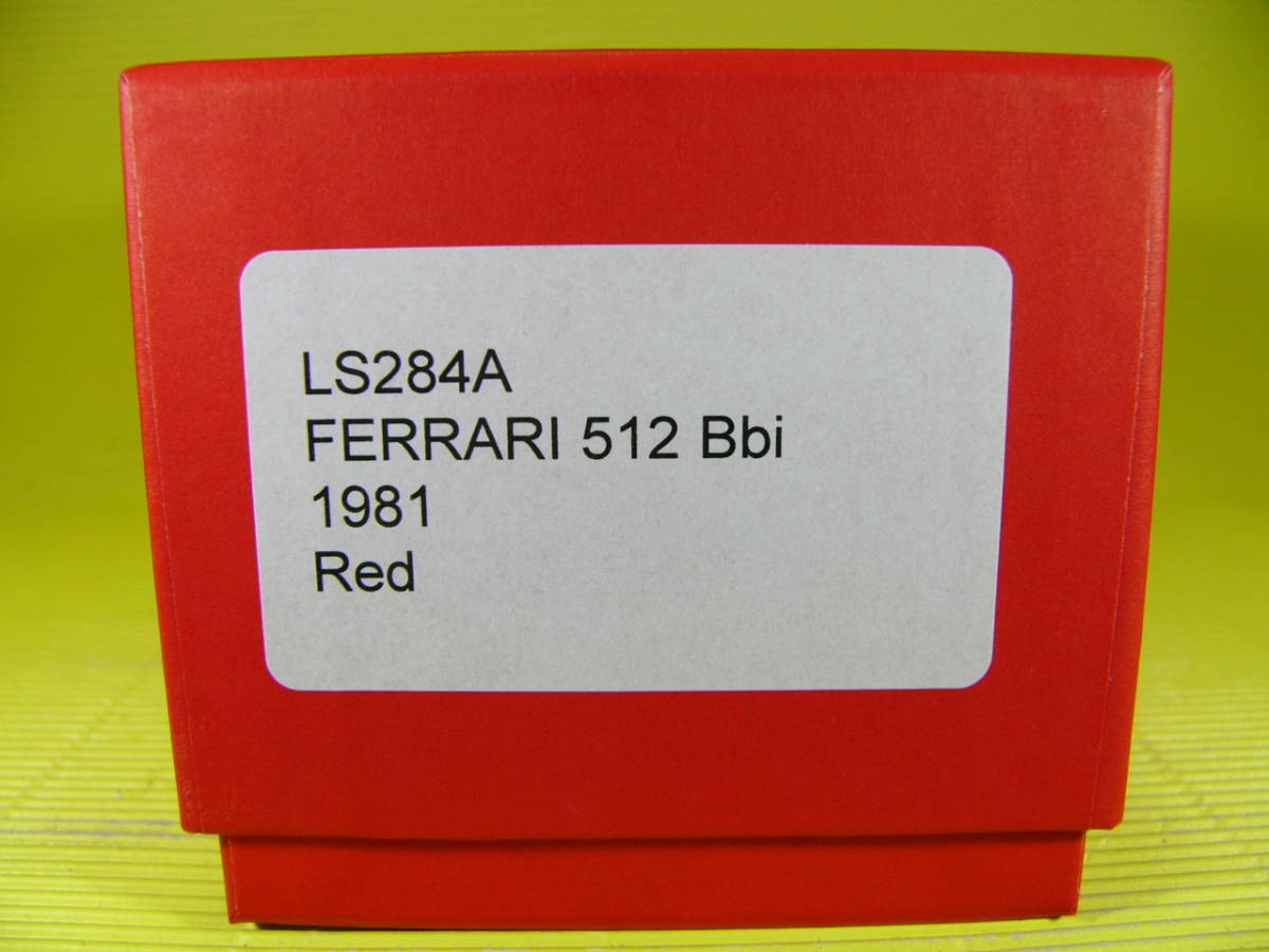 ルックスマート 1/43 フェラーリ 512 BBi 1981 赤 クリアケース ルックスマート 1/43 フェラーリ 512 BBi 1981 赤 クリアケース