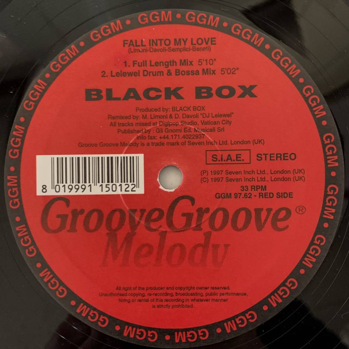 Black Box / Fall Into My Love // 12” euro R&B ground beat newjack swing_画像3