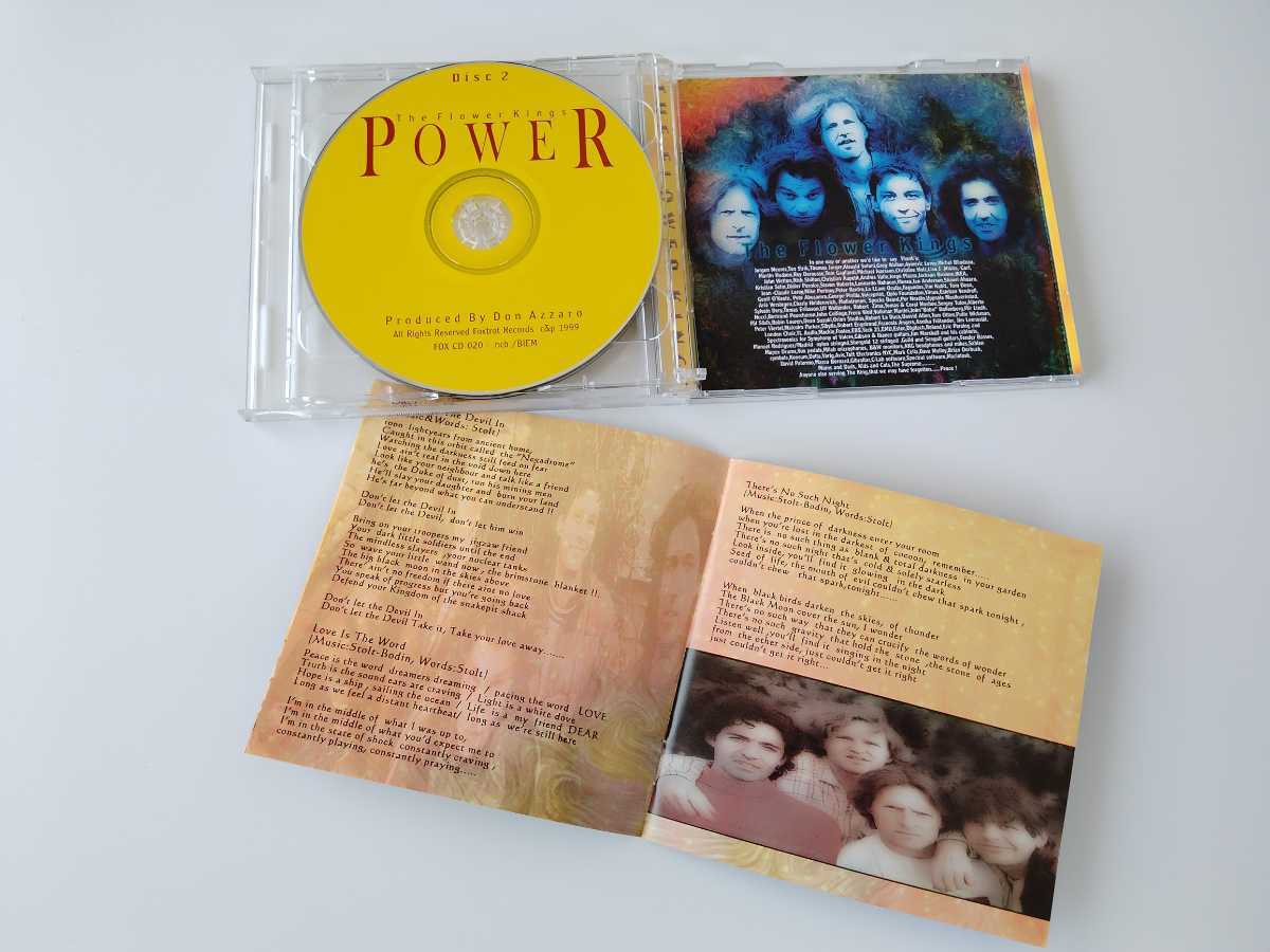 【オリジナルスウェーデン盤】The Flower Kings / FlowerPower 2CD FOXTROT RECORDS FOXCD020 98年4th壮大幻想絵巻コンセプト作品名盤_画像4