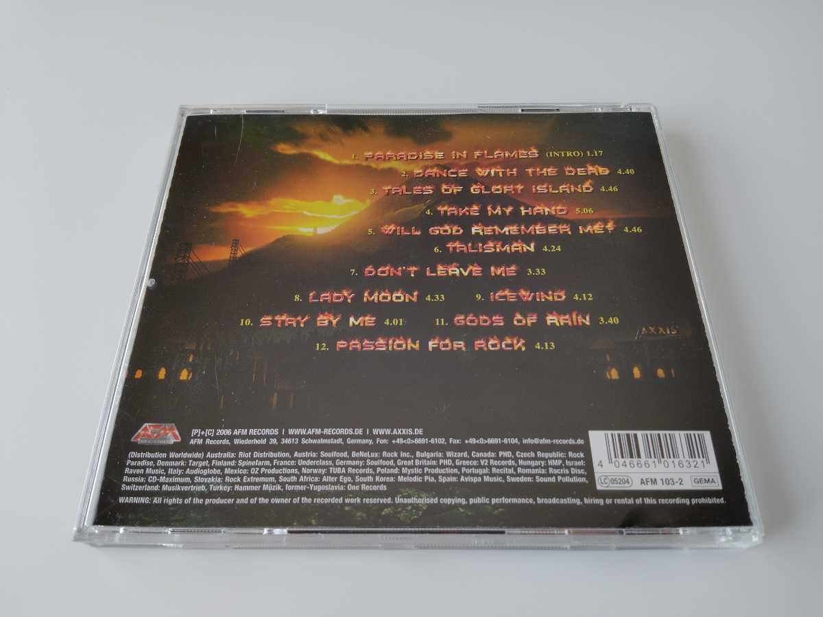AXXIS / Paradise In Flames CD AFM RECORDS GERMANY AFM103-2 ジャーマンハード重鎮06年9thアルバム,ピクチャーディスク仕様の画像2