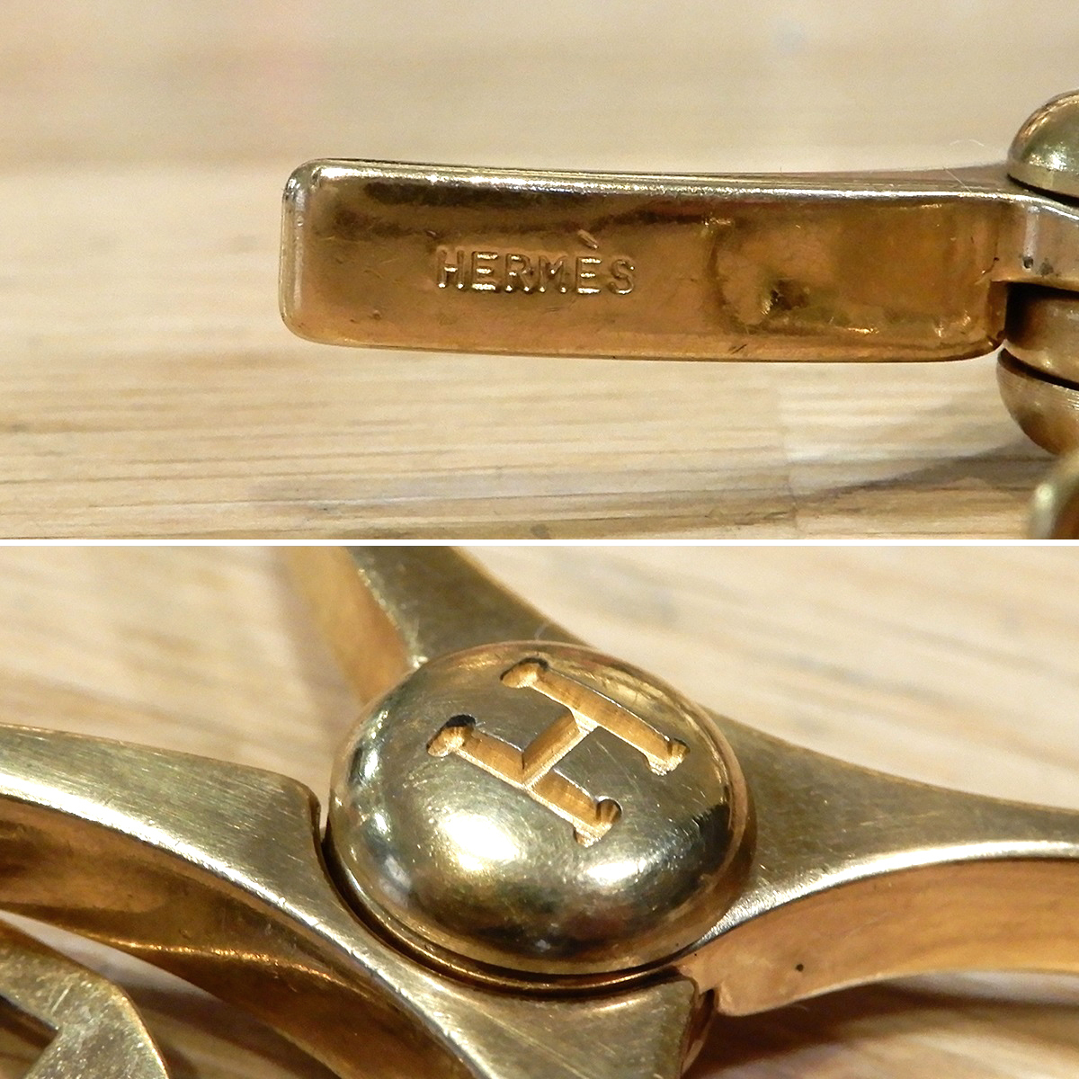 [ superior article ] Hermes present Phil - glove holder 000833G bag charm metal Gold lady's 07935