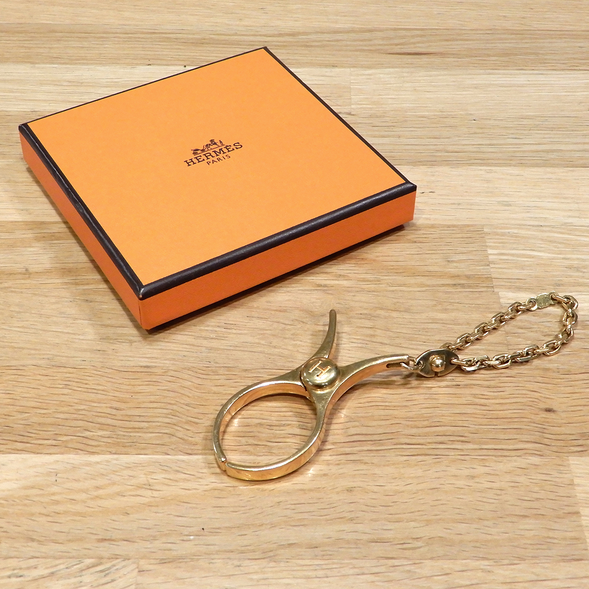 [ superior article ] Hermes present Phil - glove holder 000833G bag charm metal Gold lady's 07935