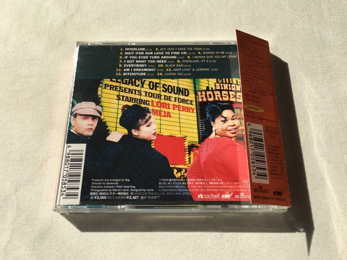 Legacy Of Sound / Tour de Force 帯付 BVCP883 95年リリースアルバム,ボーナストラック収録,ヒットシングルWait収録/レガシーオブサウンド_画像2