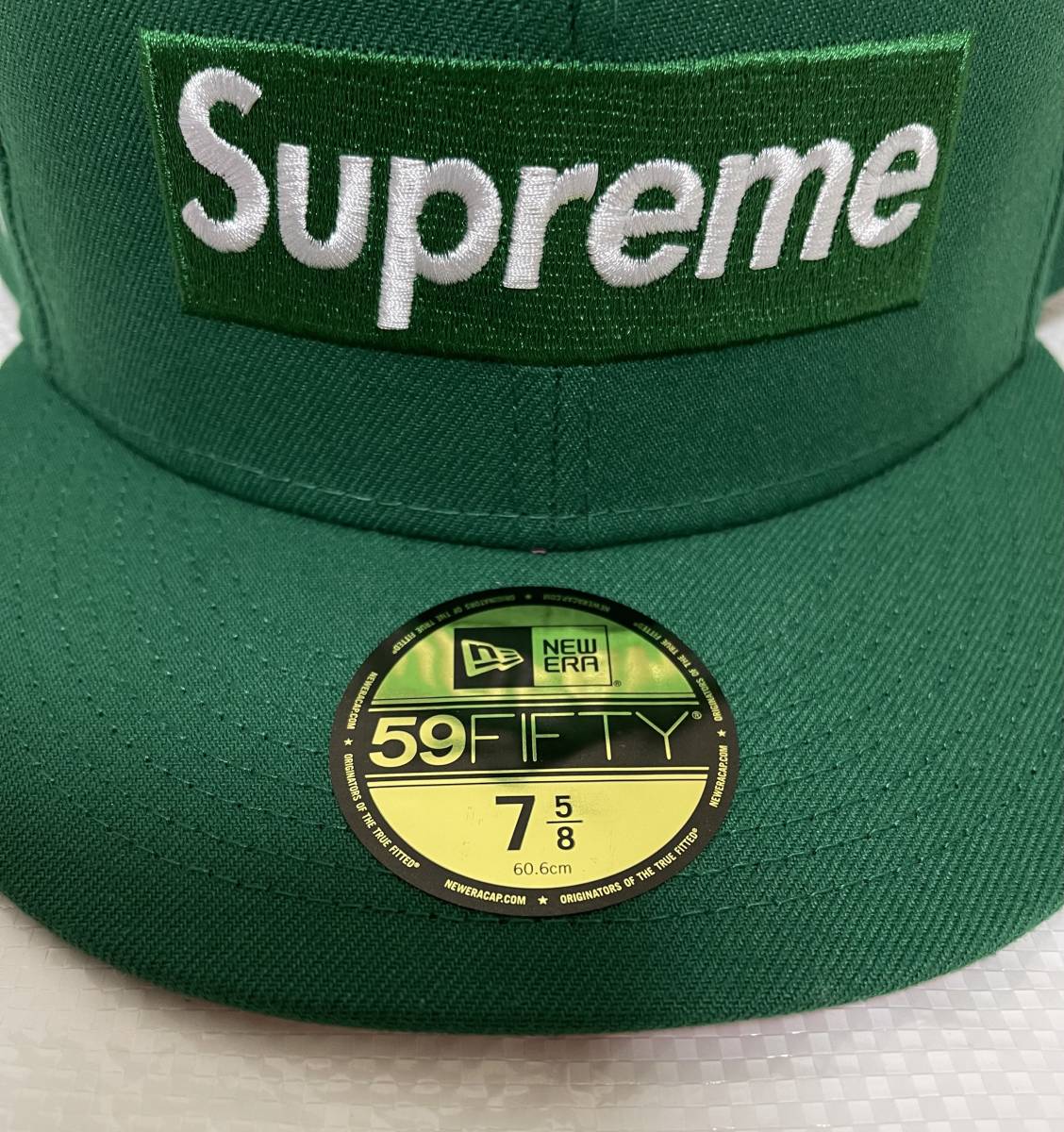 Supreme No Comp Box Logo New Era Green