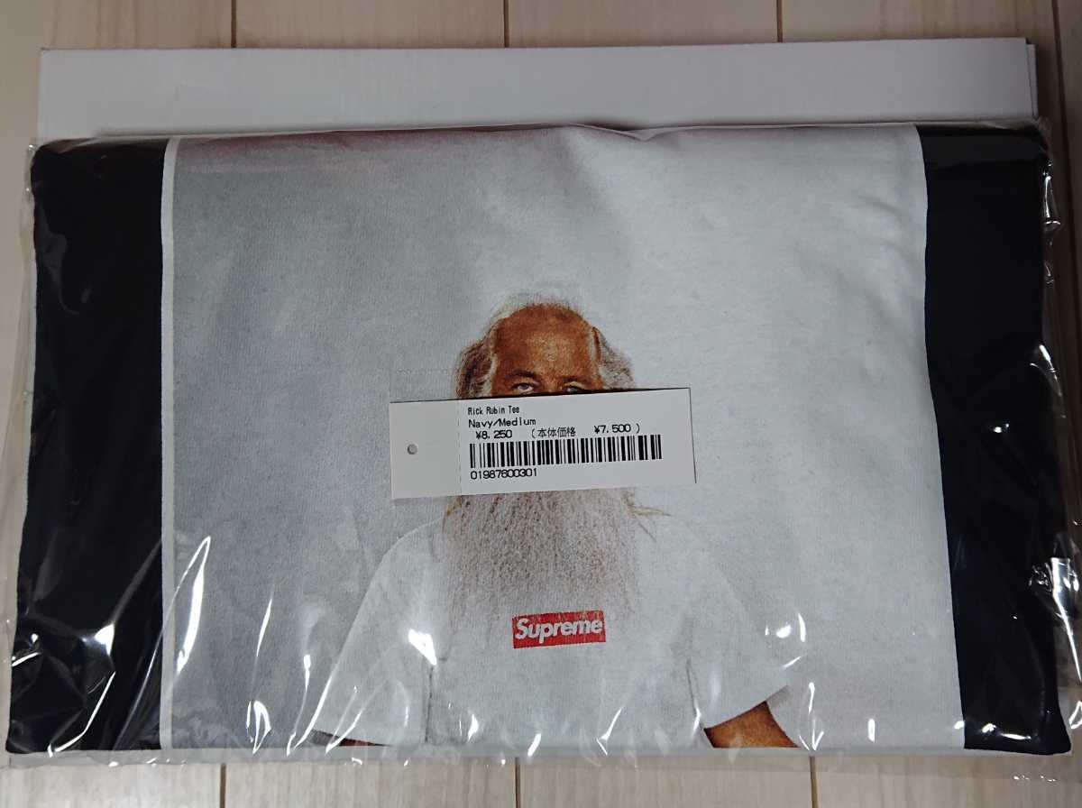 送料無料 21FW Mサイズ Supreme Rick Rubin Tee Navy シュプリーム