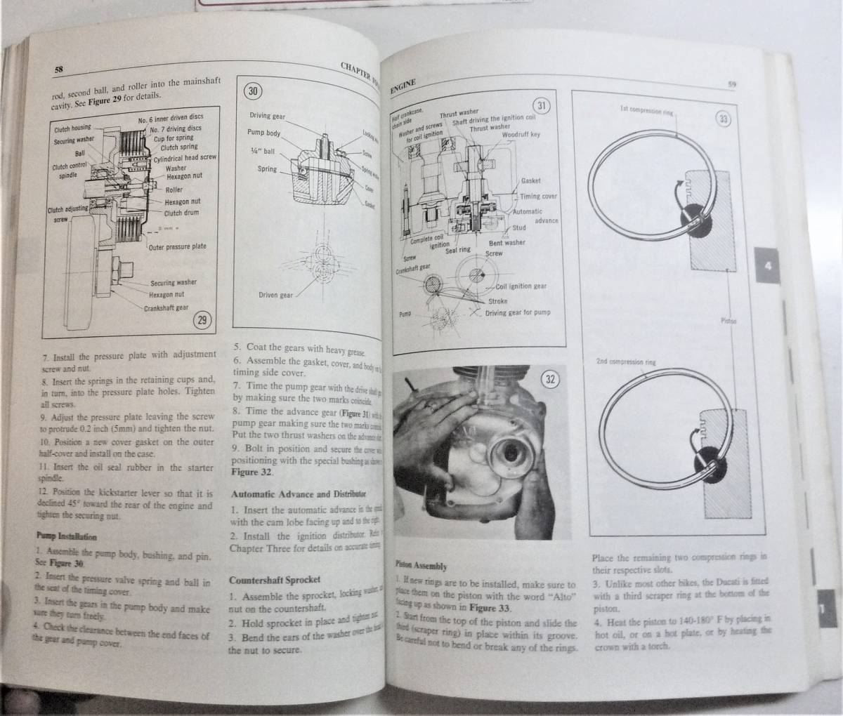 【旧車ドカ整備に必携●絶版貴重書籍】DUCATI SERVICE REPAIR HANDBOOK　ドゥカティ・サービスリペア・ハンドブック　第４版_画像5