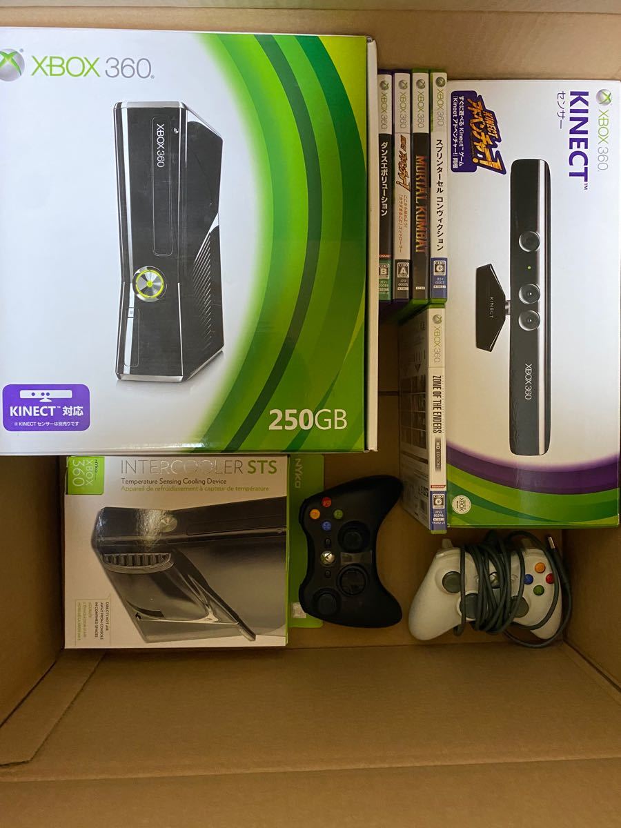 Xbox360 250GB （RKH-00014）他ソフト　コントローラー×2