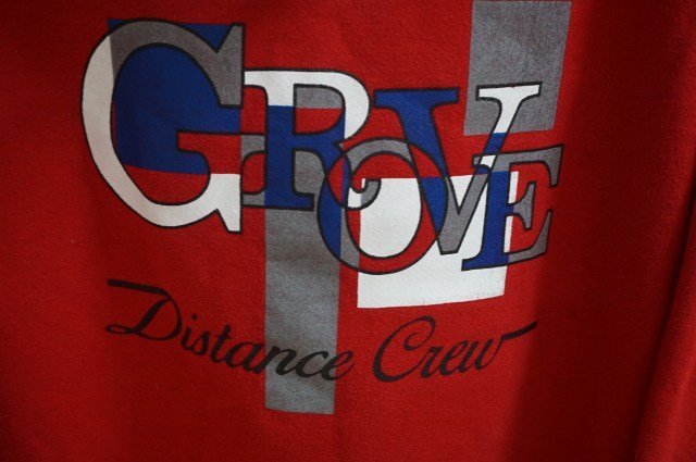 ☆JERZEES スウェットパーカ GROVE DISTANCE CREW / MADE IN USA_画像2