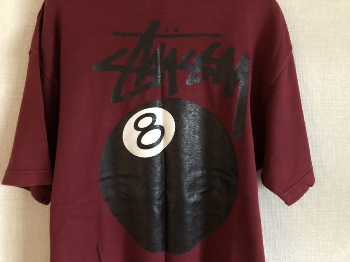 希少】デッドストック80年代 usa製 stussy 8ボール Tシャツ