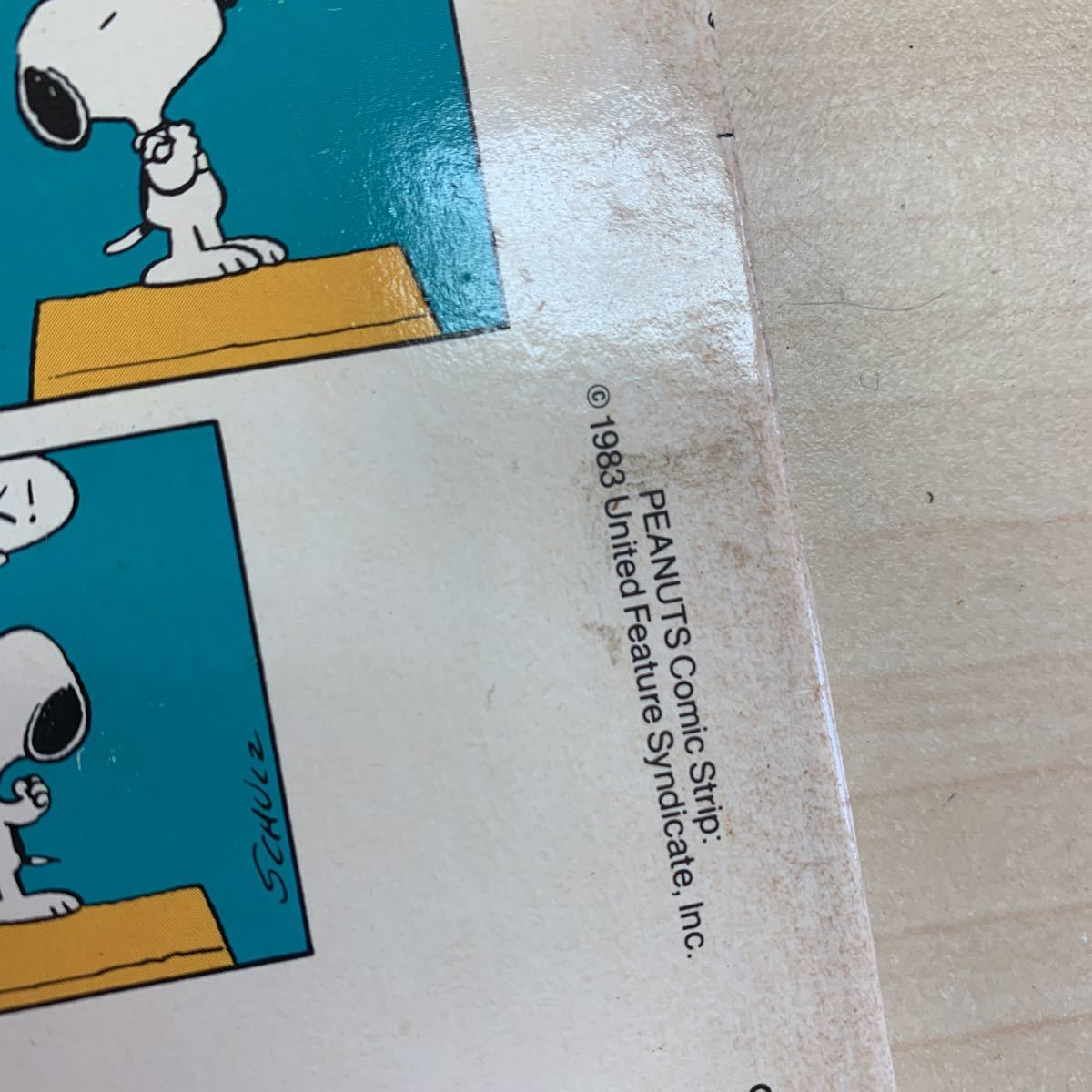 【長期保管品】Get Physical, SNOOPY! 1983年発行スヌーピー 洋書 PEANUTS 当時物_画像3