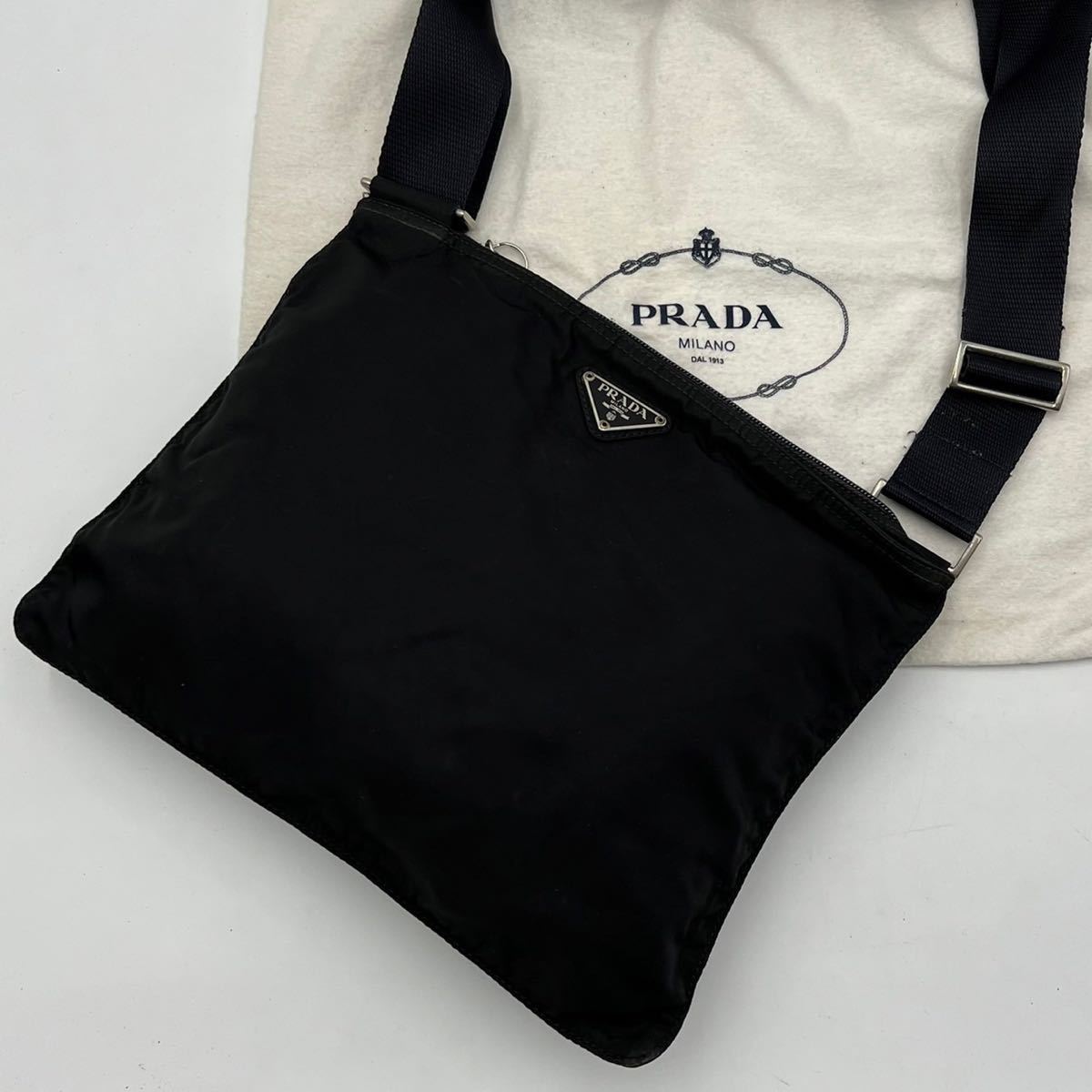 プラダ prada 未使用 ナイロンベルトバック ボディ ウエストバック 黒
