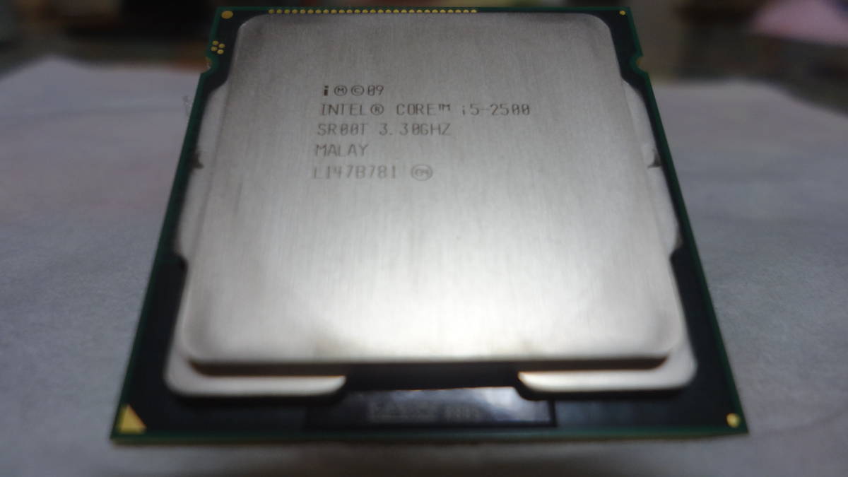 Core i5 2500 インテルCPU LGA1155ソケット 中古動作品_画像2