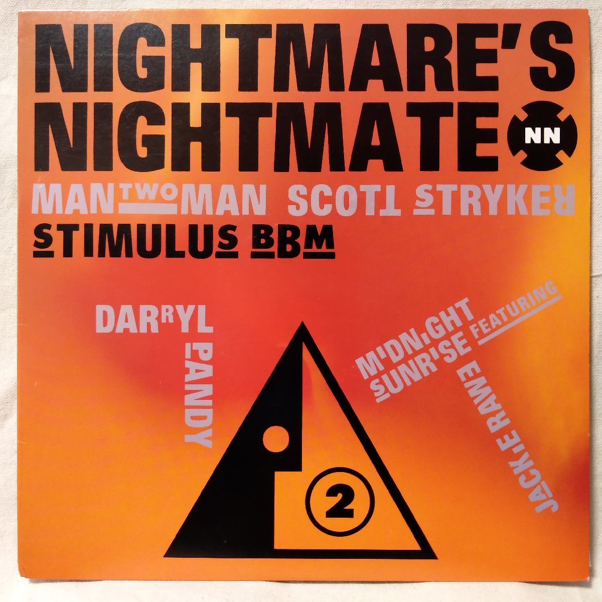 V.A NIGHTMARE'S NIGHTMATE VOL.2★MAN TWO MAN / MIDNIGHT SUNRISE / SHEZWAE POWELL / DARRYL PANDY etc★ アナログ盤 [657TPR_画像1