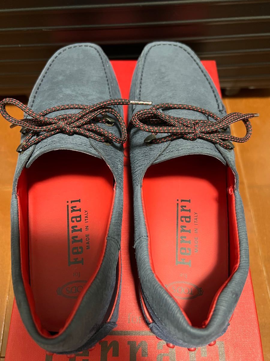 再値下げ】新品未使用 tod's for ferrariトッズドライビングシューズ