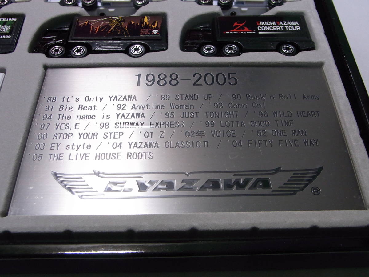 * не экспонирование * прекрасный товар!* Yazawa Eikichi концерт Tour 1988-2005 история плата Trampo 20 шт. комплект [E.YAZAWA грузовик / Transporter ]