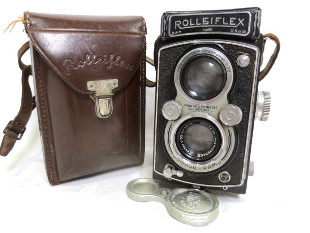 □元祖にしてスタンダード ROLLEI FLEX 二眼レフ フィルムカメラ☆Carl