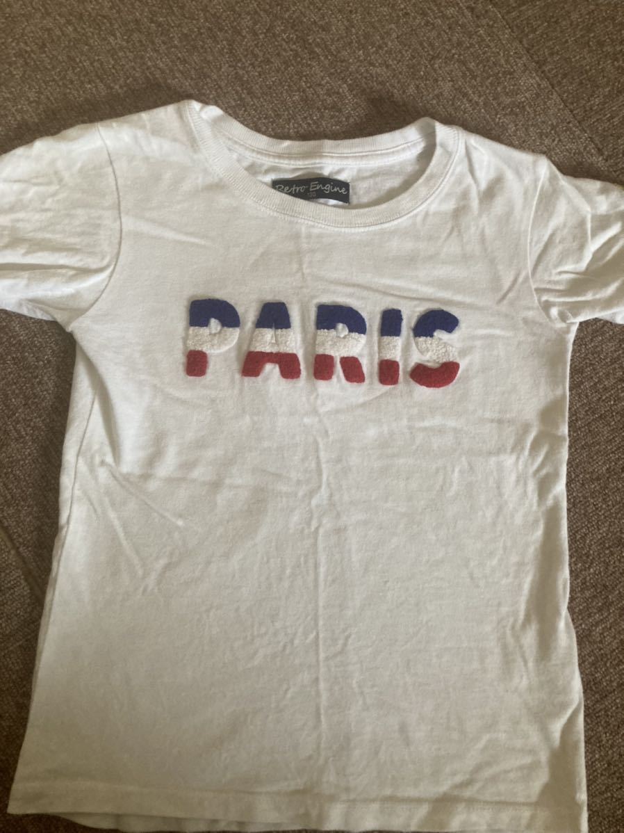 ParisおしゃれTシャツ　130センチ_画像1