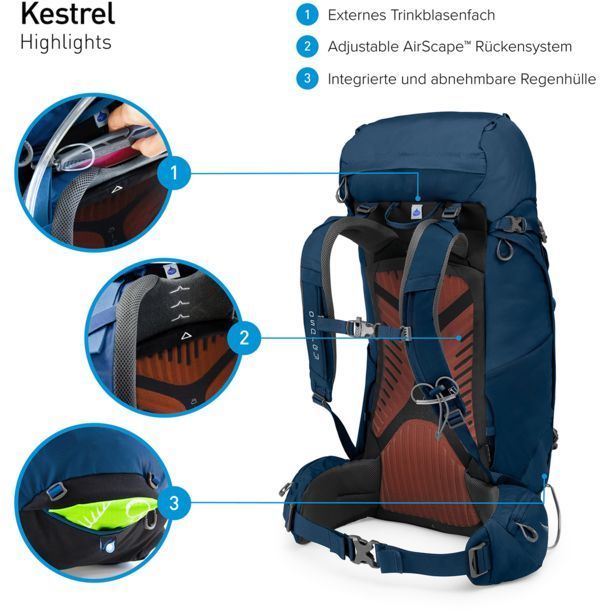 ナイロンオ ヤフオク! - osprey kestrel 48 ケストレル48 オスプレイ ハ... セール