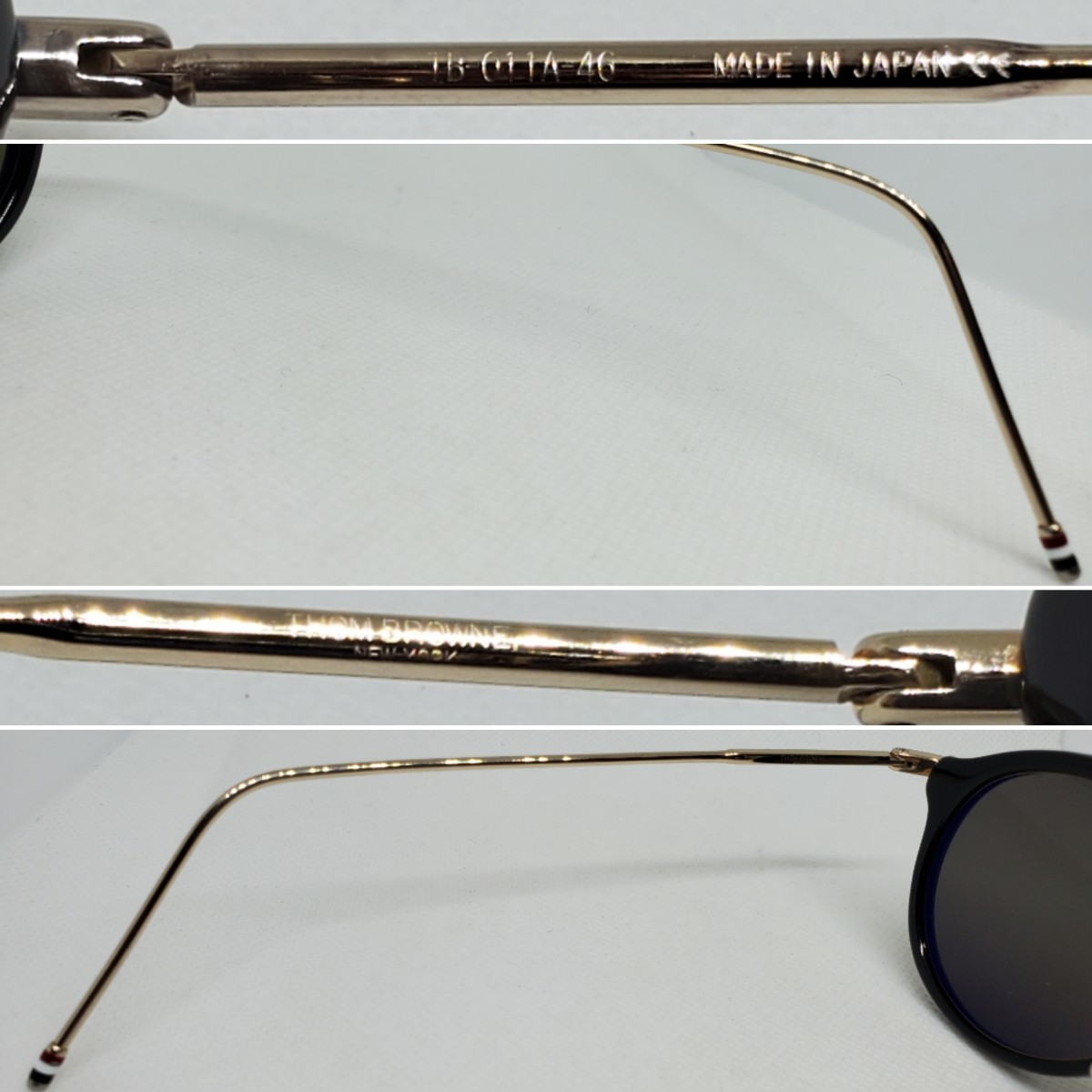 THOM BROWNE メガネ TB-011 A 46 トムブラウン サングラス opal.bo