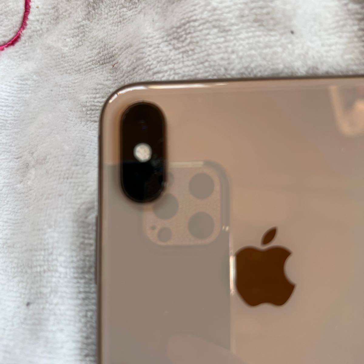 iPhone xs max 512GB ゴールド 動作確認済 SIMロック解除済 初期化済