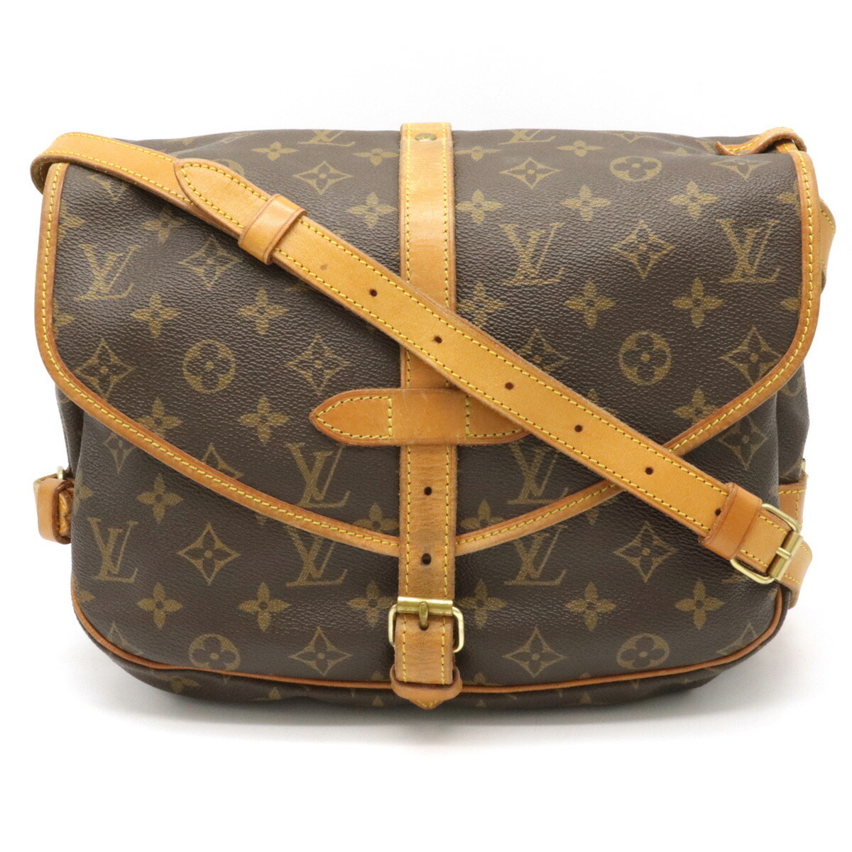 LOUIS VUITTON ルイ ヴィトン モノグラム ソミュール30 ショルダー