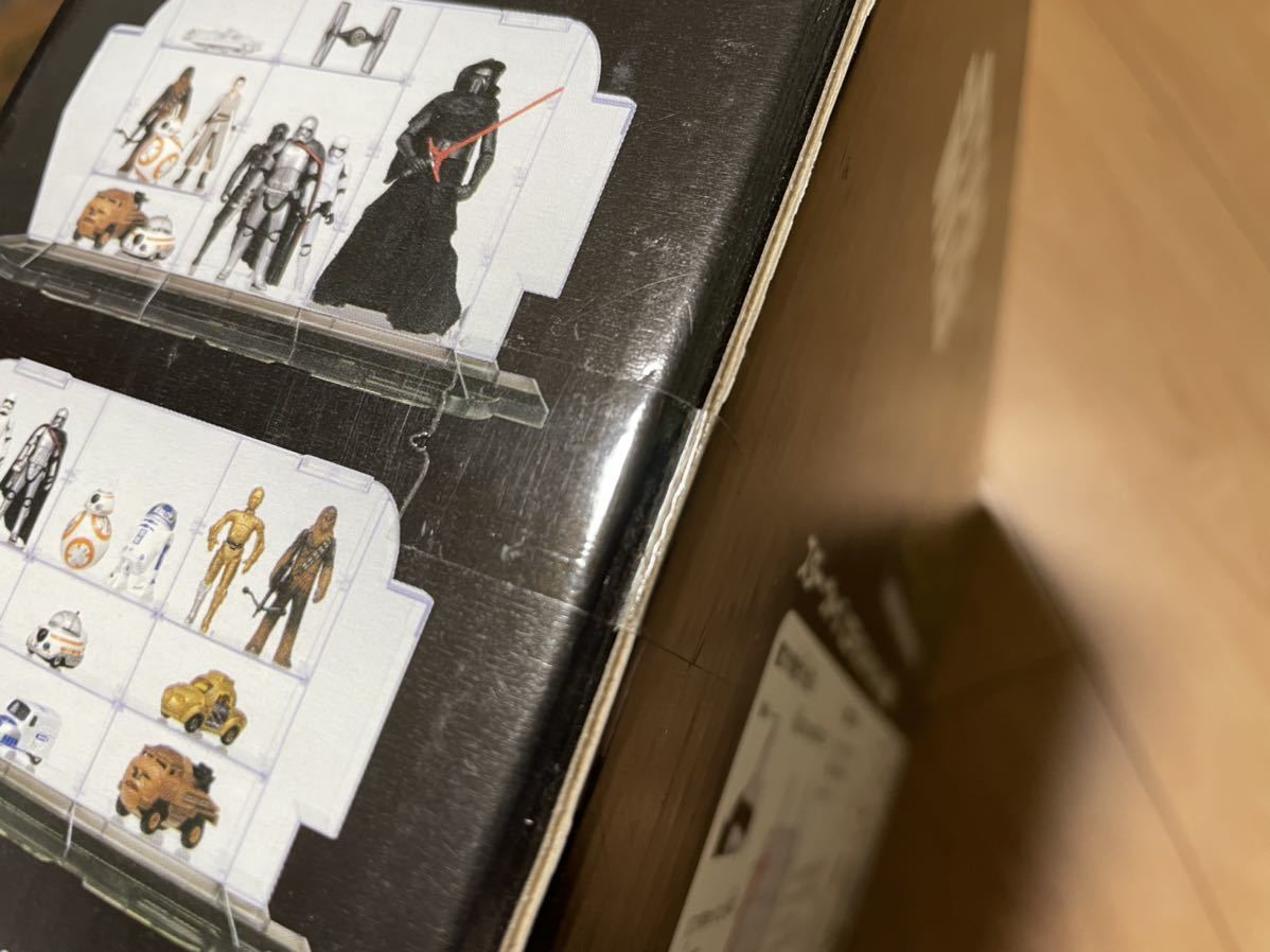 【即決・匿名配送無料】 スターウォーズ ロゴディスプレイケース フォースの覚醒 STAR WARS 未開封 メタコレ トミカ ディズニー フィギュア