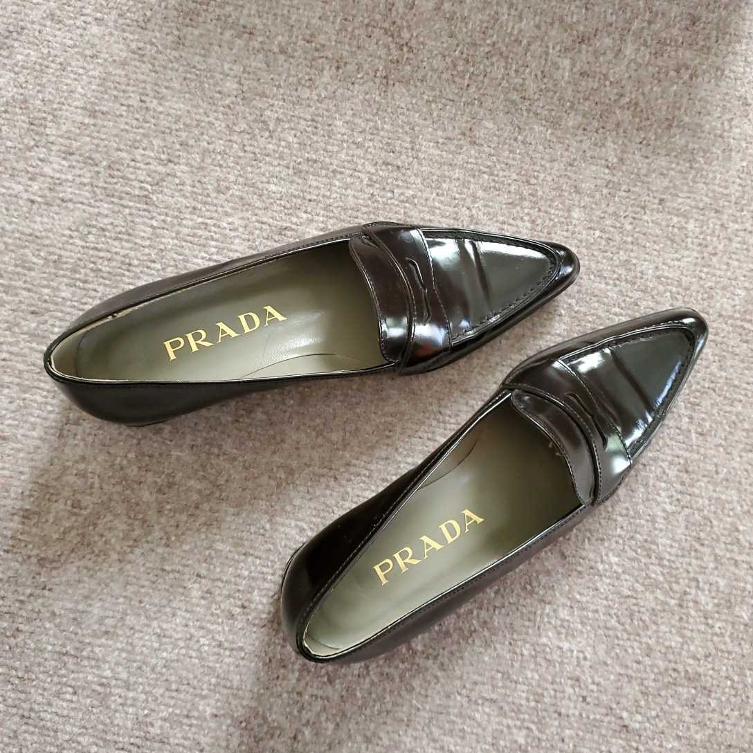 超美品】PRADA プラダ ローファー VERO CUOIO 本革製 サイズ35 www